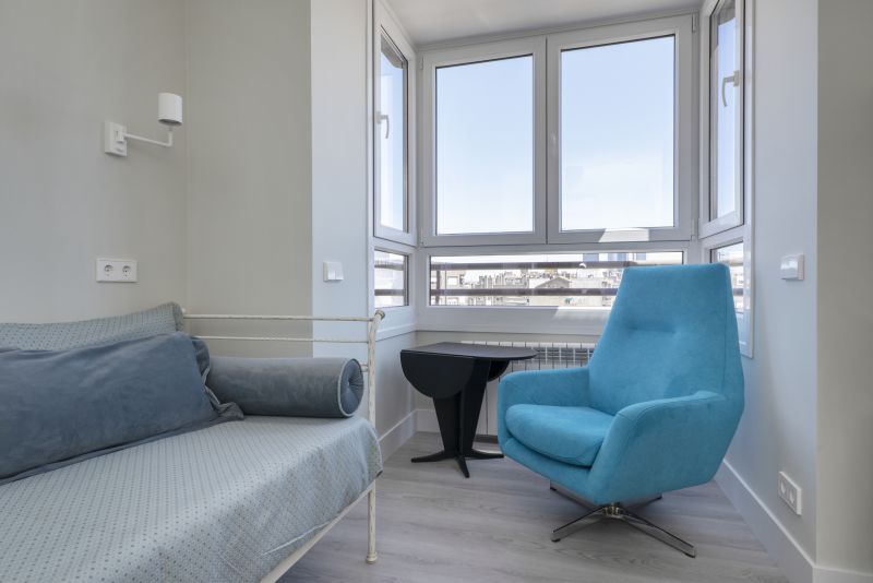 Kitchen with Bay Windows